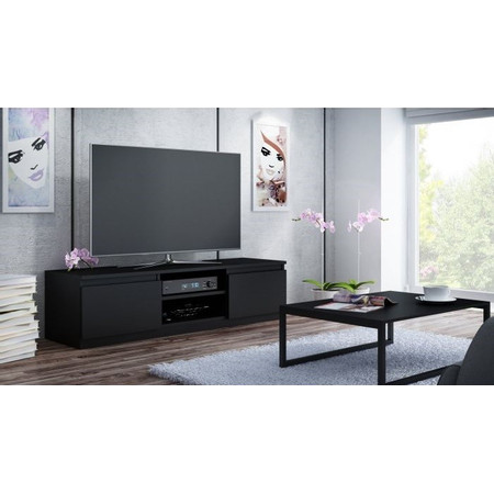TV stolík LCD 120 cm čierny