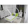 Detská posteľ domček 80x160 cm biela