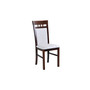 Jedálenská stolička MILANO Biela Tkanina 2