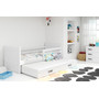 Detská posteľ s výsuvnou posteľou RICO 200x90 cm Biela Biela