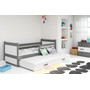 Detská posteľ s výsuvnou posteľou RICO 190x80 cm Biela Sivá 