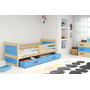 Detská posteľ RICO 190x80 cm Modrá Borovica
