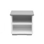 Nočný stolík PABIS -biela/sivá