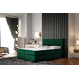 Čalúnená posteľ Chester 200x200 cm Zelená