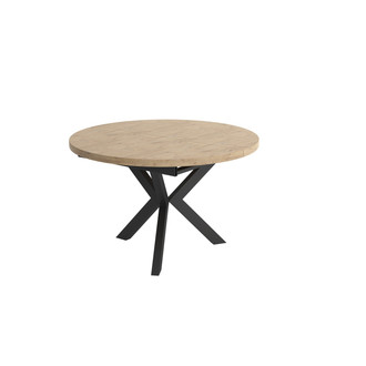 Jedálenský stôl MONI - dub sonoma/čierna