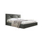 Čalúnená posteľ KARINO rozmer 160x200 cm Tmavosivá