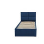 Čalúnená posteľ MONOS bez matraca rozmer 90x200 cm Namornícka modrá