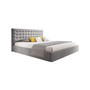 Čalúnená posteľ VERO rozmer 180x200 cm - sivá