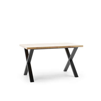 Jedálenský stôl HANIA - dub sonoma/čierna