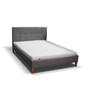 Čalúnená posteľ KAROLINA šedá rozmer 140x200 cm