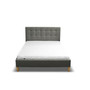 Čalúnená posteľ DAVID šedá rozmer 160x200 cm