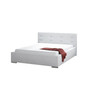 Čalúnená posteľ DAKOTA biela rozmer 160x200 cm