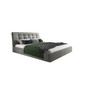 Čalúnená posteľ MALAGA šedá rozmer 180x200 cm
