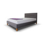Čalúnená posteľ KAROLINA šedá rozmer 160x200 cm - galéria #3
