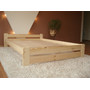 Vyvýšená masívna posteľ Euro 160x200 cm vrátane roštu Jelša - galéria #4