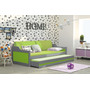 Detská posteľ alebo gauč s výsuvnou posteľou DAVID 190x80 cm Zelená Sivá - galéria #4