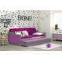 Dětská postel nebo gauč s výsuvnou postelí DAVID 190x80 cm Růžová Borovice - galéria #5