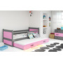 Detská posteľ s výsuvnou posteľou RICO 190x80 cm Sivá Sivá  - galéria #1