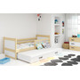 Detská posteľ s výsuvnou posteľou RICO 200x90 cm Zelená Sivá  - galéria #1