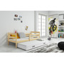 Detská posteľ s výsuvnou posteľou ERYK 190x80 cm Sivá Biela - galéria #6