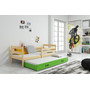 Detská posteľ s výsuvnou posteľou ERYK 190x80 cm Zelená Sivá  - galéria #4