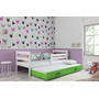 Detská posteľ s výsuvnou posteľou ERYK 200x90 cm Zelená Biela - galéria #6