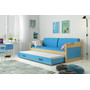 Detská posteľ alebo gauč s výsuvnou posteľou DAVID 200x90 cm Ružová Sivá - galéria #5