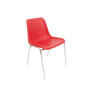 Konferenčná stolička Maxi chrom Červená - galéria #6