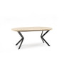 Jedálenský stôl ELA 120 cm - dub sonoma/čierna - galéria #1