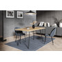 Jedálenský stôl SONIA 120 cm - dub artisan/čierna - galéria #1