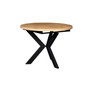 Jedálenský stôl MONI - dub artisan/čierna - galéria #1