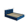 Čalúnená posteľ OTTO rozmer 160x200 cm Zelená - galéria #1