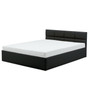 Čalúnená posteľ MONOS II s penovým  matracom rozmer 160x200 cm Čierna eko-koža - galéria #2