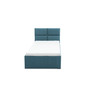 Čalúnená posteľ MONOS s penovým matracom rozmer 90x200 cm Tmavosivá - galéria #2