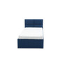 Čalúnená posteľ MONOS s penovým matracom rozmer 90x200 cm Tmavosivá - galéria #1