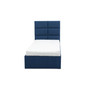 Čalúnená posteľ TORES s penovým  matracom rozmer 90x200 cm Namornícka modrá - galéria #5