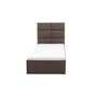 Čalúnená posteľ TORES s penovým  matracom rozmer 90x200 cm Kakao - galéria #4