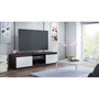 TV stolík LCD 120 cm wenge/biela - galéria #1