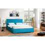 Čalúnená posteľ MONIKA modrá rozmer 160x200 cm - galéria #1