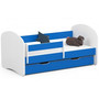 Detská posteľ SMILE 140x70 cm - modrá