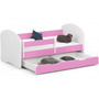 Detská posteľ SMILE 140x70 cm - ružová - galéria #1