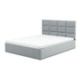 Čalúnená posteľ TORES s matracom rozmer 160x200 cm Béžová - galéria #3