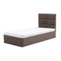Čalúnená posteľ TORES s penovým  matracom rozmer 90x200 cm Kakao