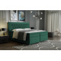 Čalúnená posteľ Diament 140x200 cm Zelená - galéria #10