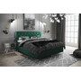 Čalúnená posteľ Boston 160x200 cm Zelená - galéria #1