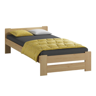 Vyvýšená masívna posteľ Euro 90x200 cm vrátane roštu