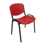 Konferenčná plastová stolička ISO Béžová - galéria #5