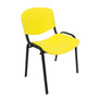 Konferenčná plastová stolička ISO Béžová - galéria #3