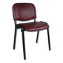Konferenčná stolička ISO eko-koža Čierna D1 EKO - galéria #1