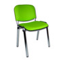 Konferenčná stolička ISO eko-koža CHROM Čierna D1 EKO - galéria #13